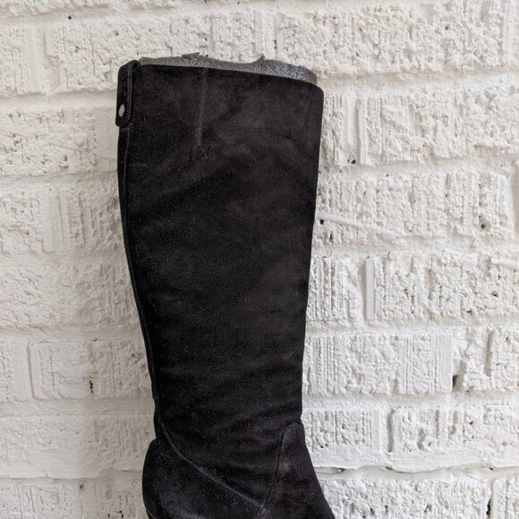 GEOX SUEDE HEELED BOOTS - Picture 8 of 9